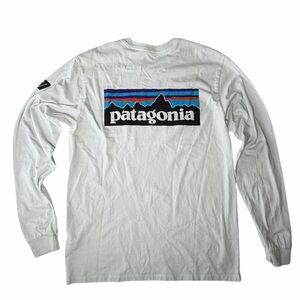 Patagonia Responsibill Tee Long Sleeve Crewneck Shirt Men's Size Size White